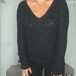 Sanctuary Pullover Black Sweater- Size Small